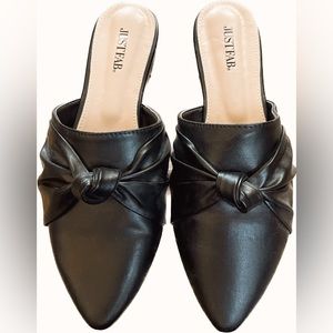 Black knotted mules | Size 9 | JustFab